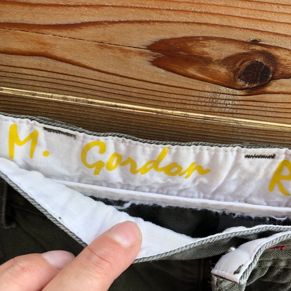 M. Gordon Cargo Short Military Green - Picture 2 of 6